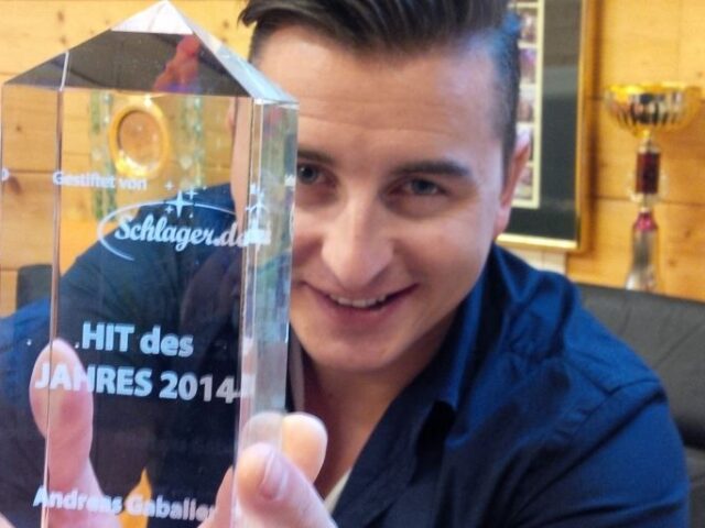 Andreas Gabalier bedankt sich für Schlager.de-Auszeichnung