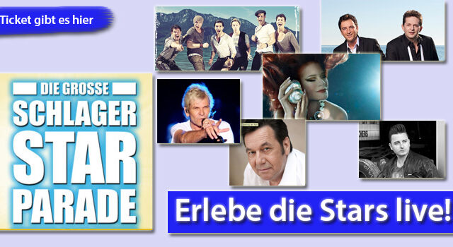 Die Schlager-Starparaden 2014 starten mit Andrea Berg, voxxclub und Andreas Gabalier