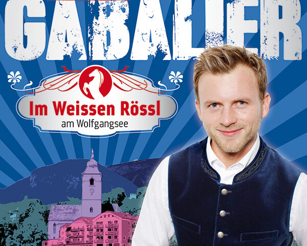 Willi Gabalier stellt neue Single Im Weissen Rössl am Wolfgangsee vor