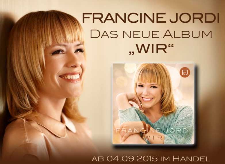 Francine Jordi – Das neue Album `Wir` im Handel