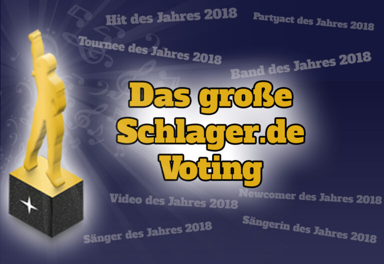 Schlager.de-Voting: DAS sind EURE Gewinner 2018!