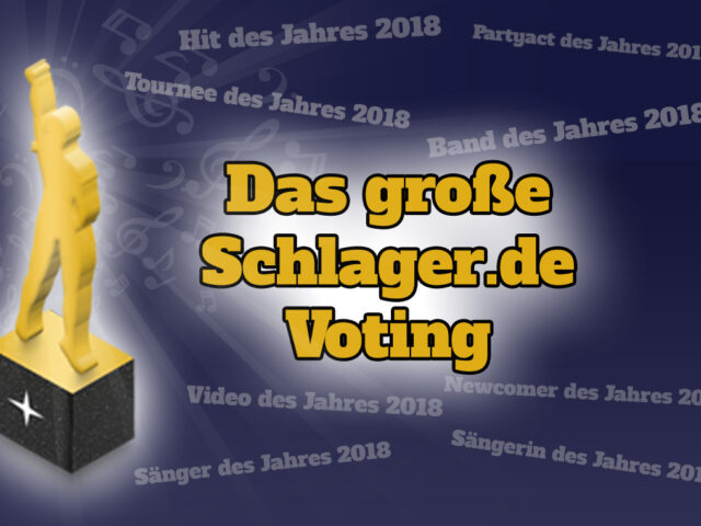 Voting: Schlager.de sucht die beliebtesten Schlagerstars des Jahres!