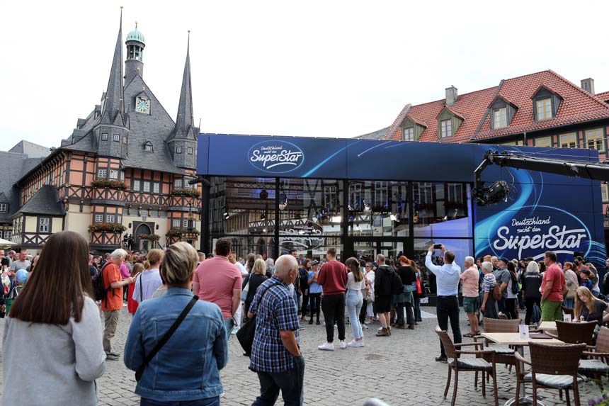 DSDSCastings in Wernigerode mit Florian Silbereisen Schlager.de