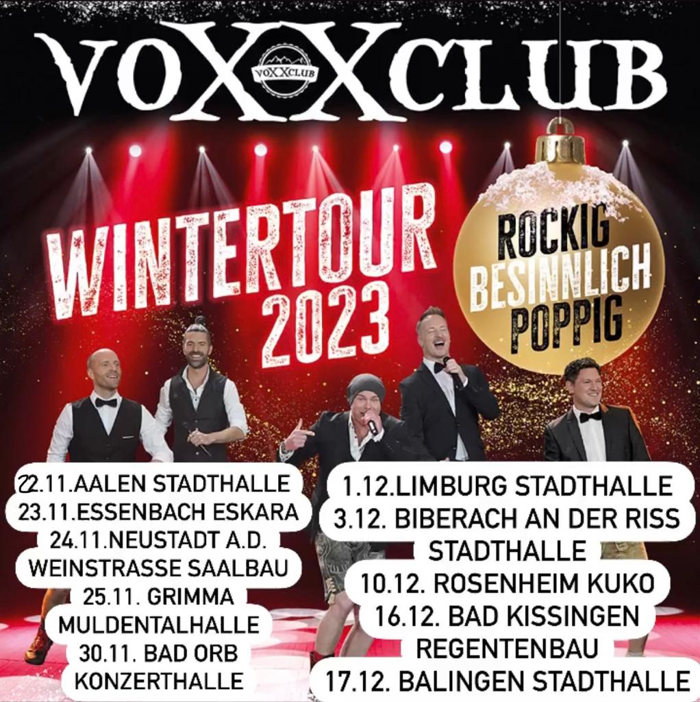 voxxclub tour 2023 deutschland