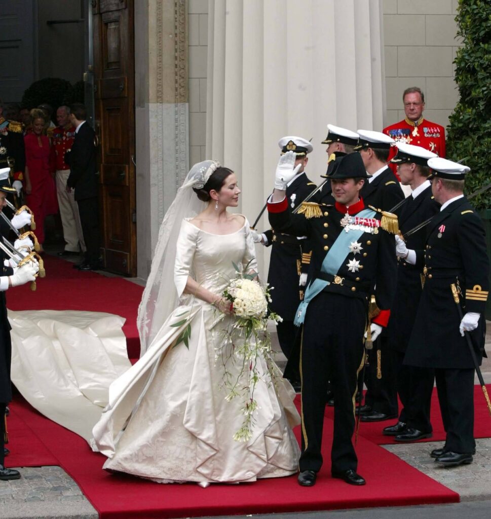 COPENHAGEN, DENMARK MAY 14 2004 - The wedding between Danish Crown Prince Frederik and Australian Miss Mary Donaldson took place in the Cathedral of Copenhagen, Denmark Friday May 14 2004. Members of the European royal families, and many other nobilities, attended the wedding. COPENHAGEN DENMARK x1012x *** COPENHAGEN, DENMARK MAY 14 2004 The wedding between Danish Crown Prince Frederik and Australian Miss Mary Donaldson took place in the Cathedral of Copenhagen, Denmark Friday May 14 2004 Members of the European royal families, and many other nobilities, attended the wedding COPENHAGEN DENMARK x1012x PUBLICATIONxNOTxINxDENxNORxSWExFIN Copyright: xTONIxSICAx Crown Prince Frederik and Australian Miss Mary Donaldson